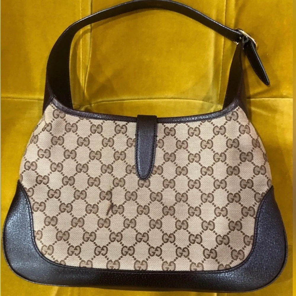 Gucci Jackie Vintage Sherry Line Bag - Picture 2 of 4